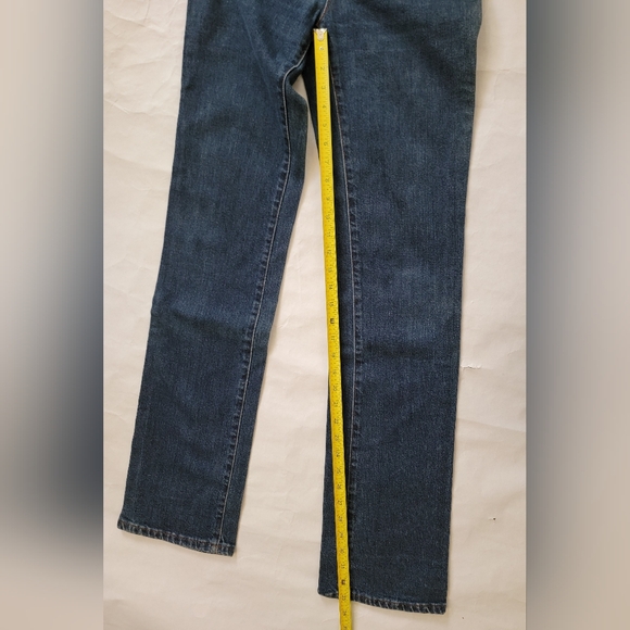 JEAN PAUL GAULTIER JPG Donna 👏🏻straight leg blue jeans👖27x33 👀look all pics - Picture 11 of 16